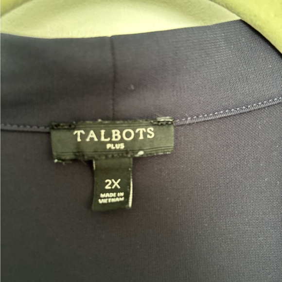 Talbots 2 pieces cardigan2X with matching pants 1X Navy - Picture 3 of 8
